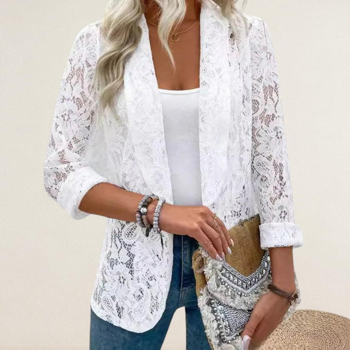 Melina – Luftigi Spitzenjacke mit Charme