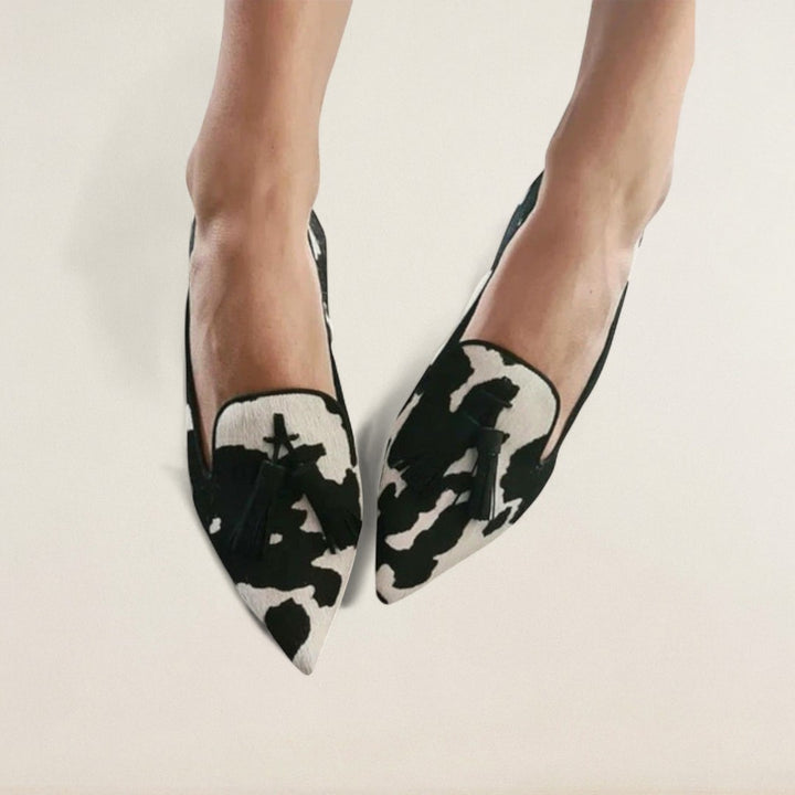 Livia – orthopädischer Tassel-Slipper mit Pointed Toe