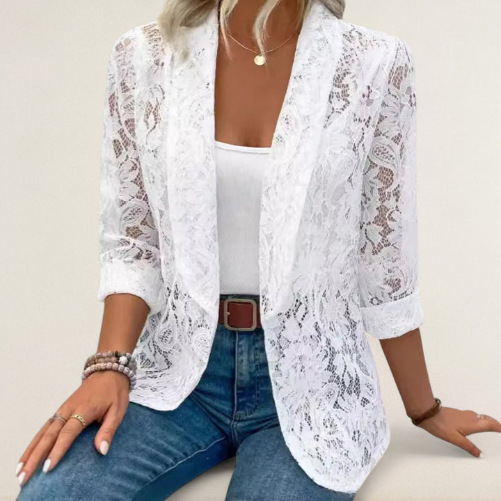 Melina – Luftigi Spitzenjacke mit Charme