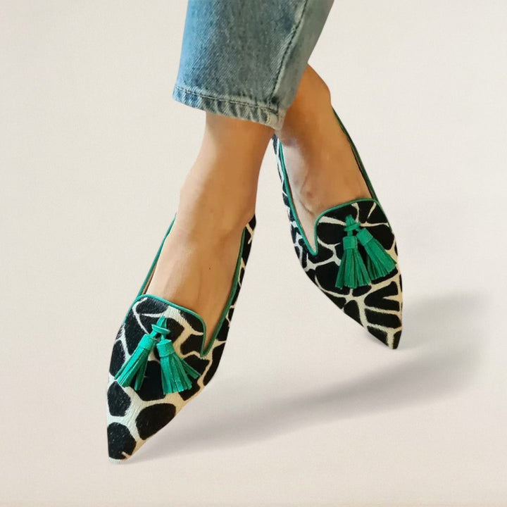 Livia – orthopädischer Tassel-Slipper mit Pointed Toe