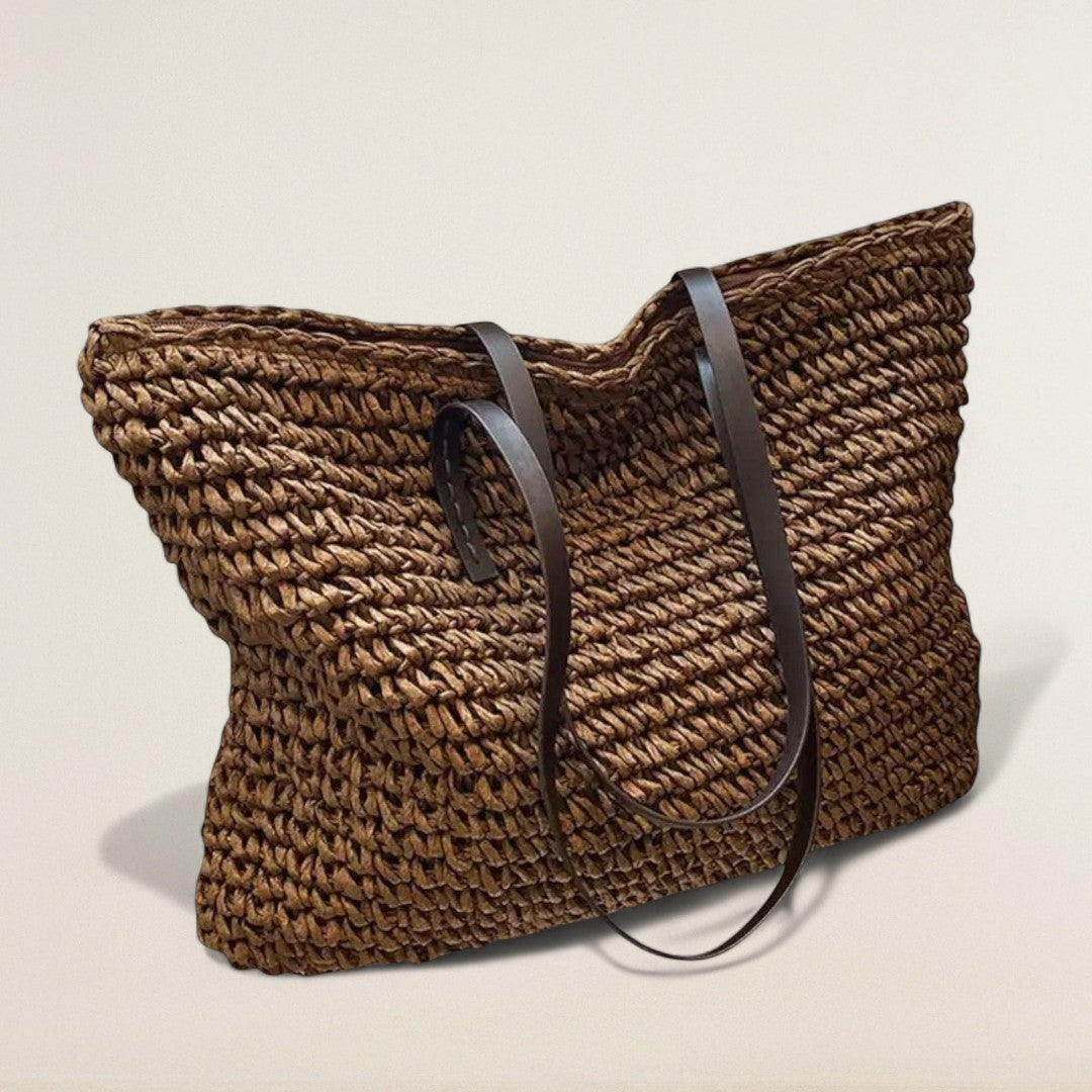 Flurina – Lässigi Strohtasche für Summer und Alltag
