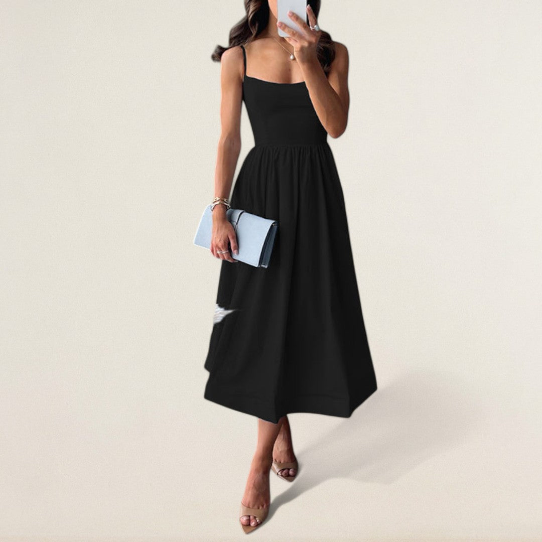 Noemi – Elegantes Trägerkleid mit schmeichelnder A-Linie