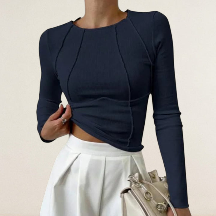 Sira – Ripp-Longsleeve Contour