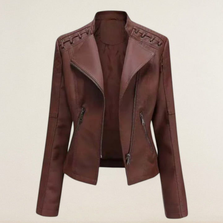 Mara – stilvolli Lederjacke mit modernem Schnitt