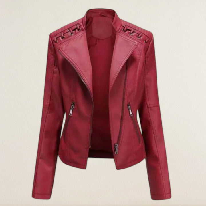 Mara – stilvolli Lederjacke mit modernem Schnitt