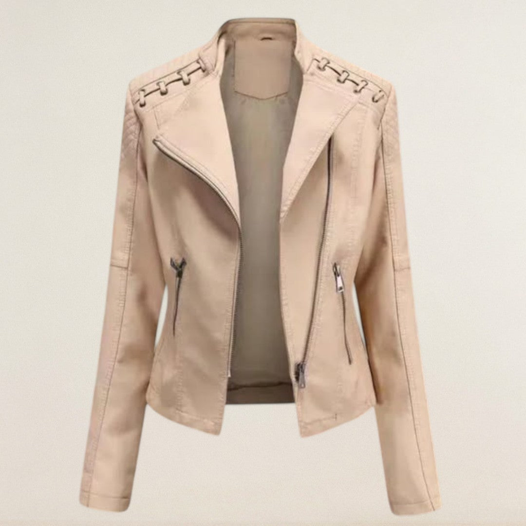 Mara – stilvolli Lederjacke mit modernem Schnitt