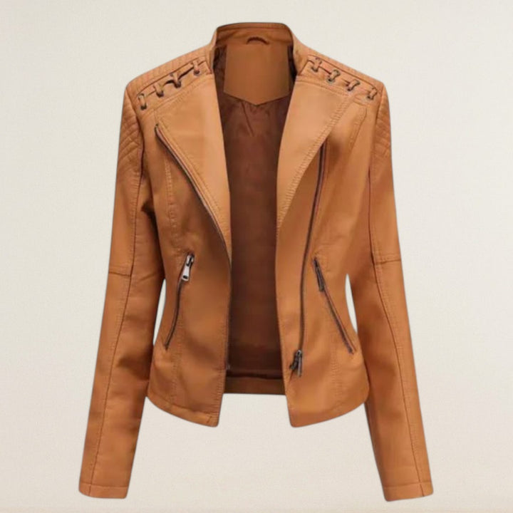Mara – stilvolli Lederjacke mit modernem Schnitt