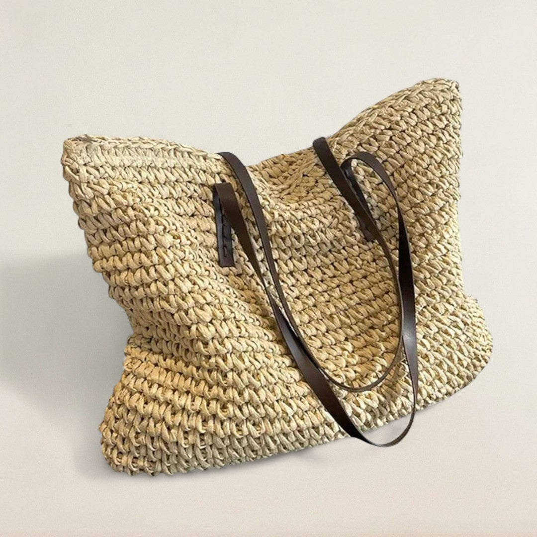 Flurina – Lässigi Strohtasche für Summer und Alltag