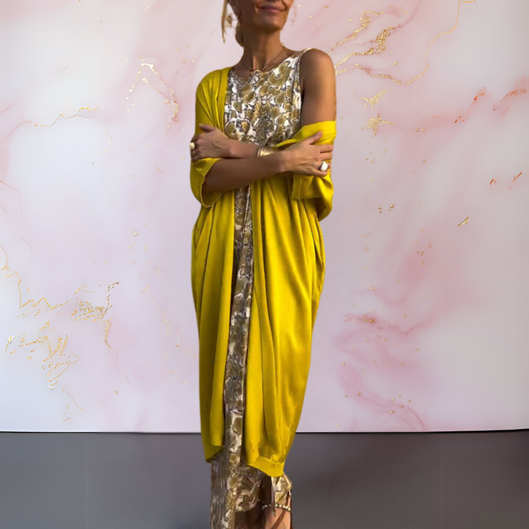 Sabine | Elegante jurk met vest