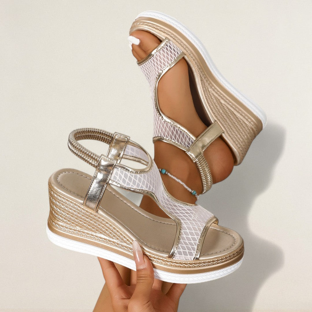 Silvana – orthopädischi Keil-Sandale mit Stil