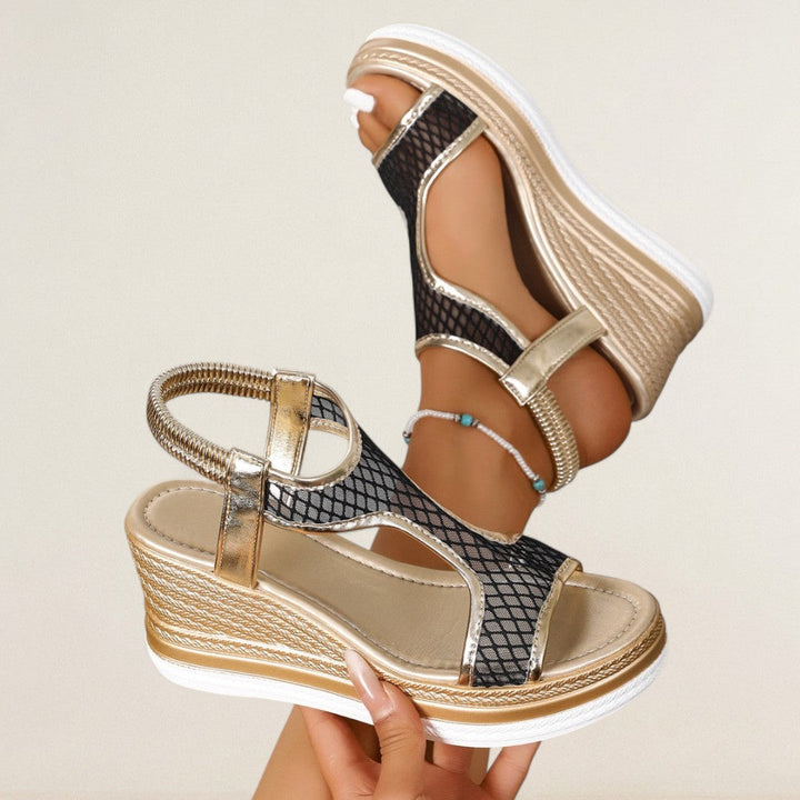 Silvana – orthopädischi Keil-Sandale mit Stil