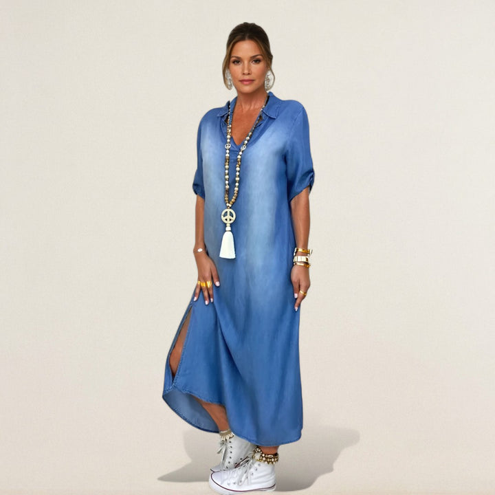 Mara – Lockeres Hemdkleid für jede Gelegenheit