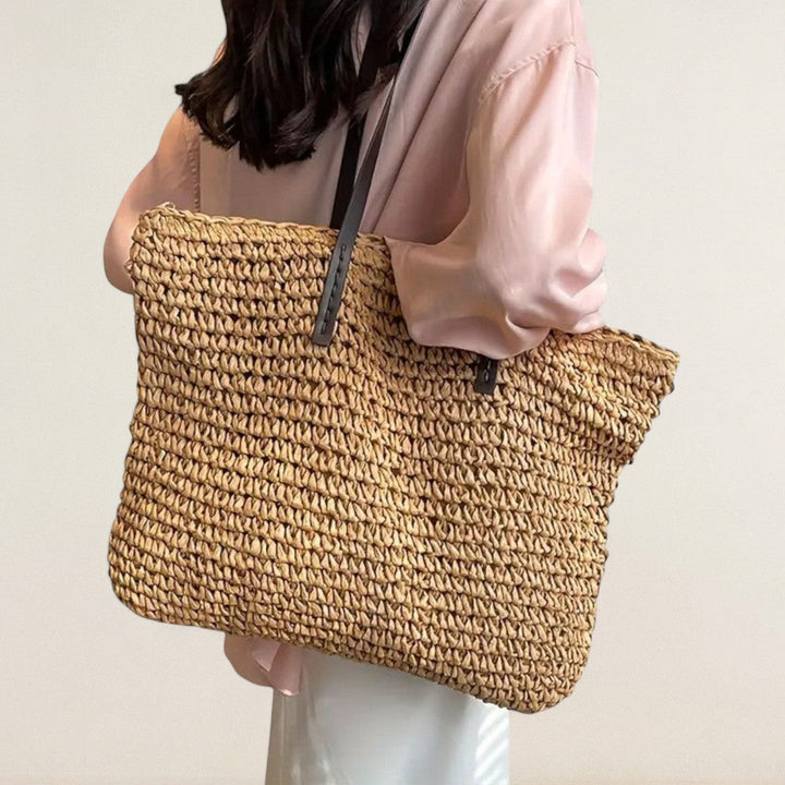 Flurina – Lässigi Strohtasche für Summer und Alltag