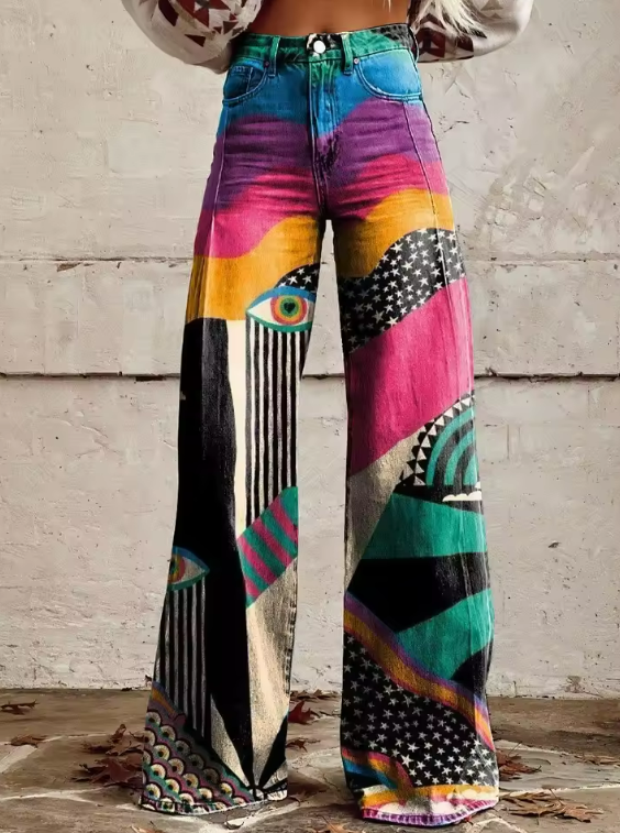 Calyssia™ | Bohemian Flared Broek