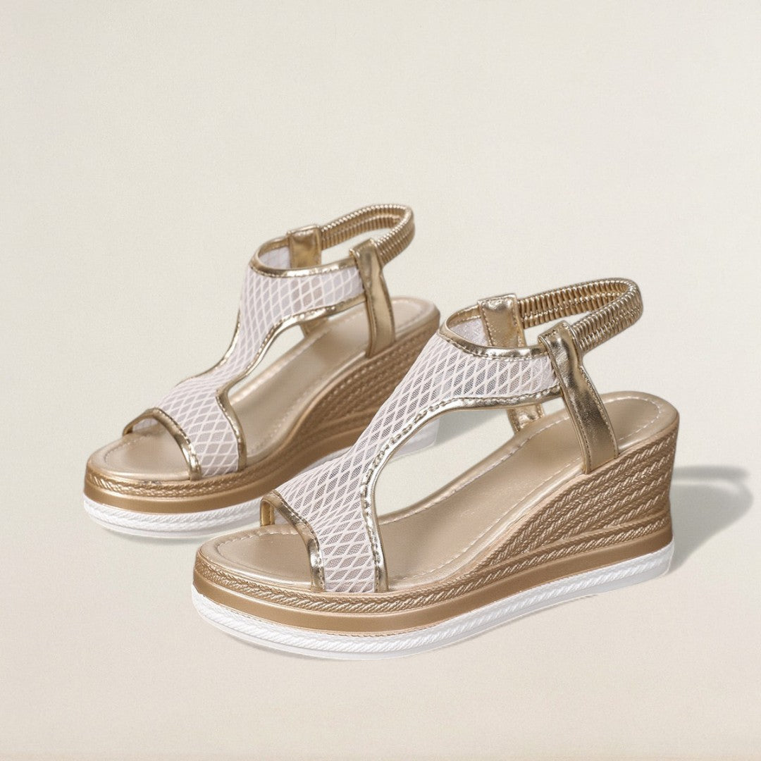 Silvana – orthopädischi Keil-Sandale mit Stil