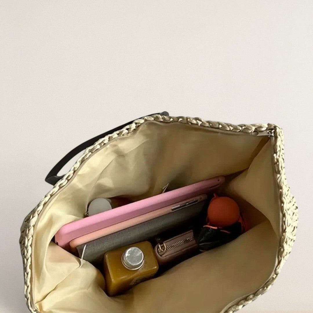 Flurina – Lässigi Strohtasche für Summer und Alltag