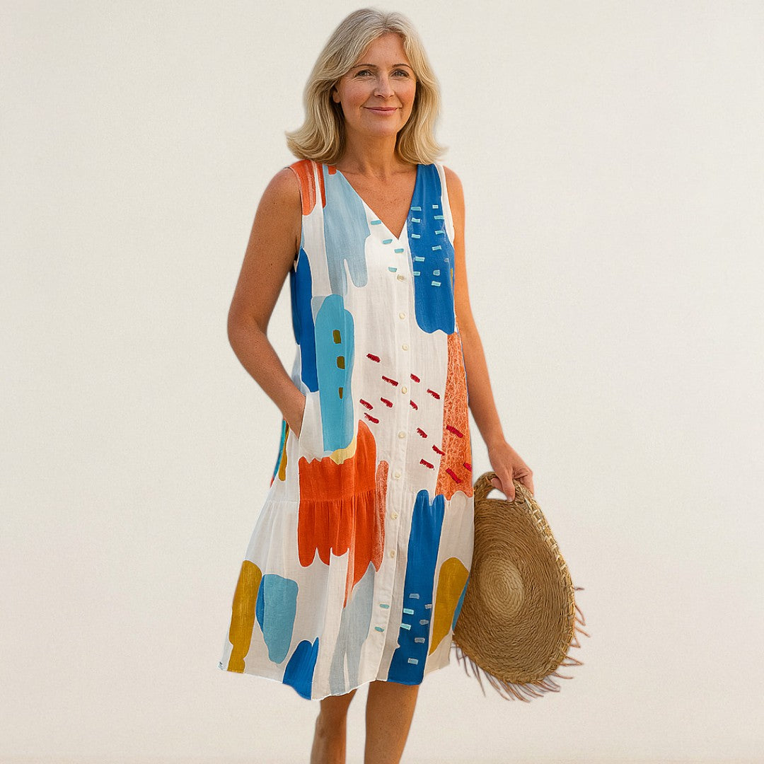 Annemarie – Blumigs Kleid mit luftigem Schnitt