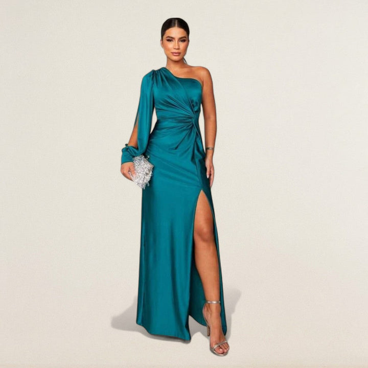 Lorena – elegante Abendrobe mit raffiniertem Schnitt
