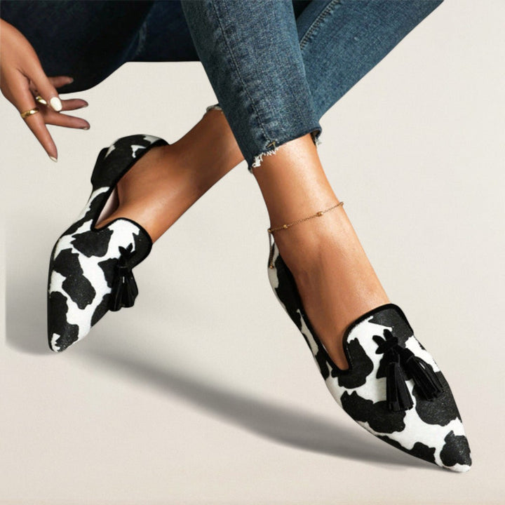 Livia – orthopädischer Tassel-Slipper mit Pointed Toe