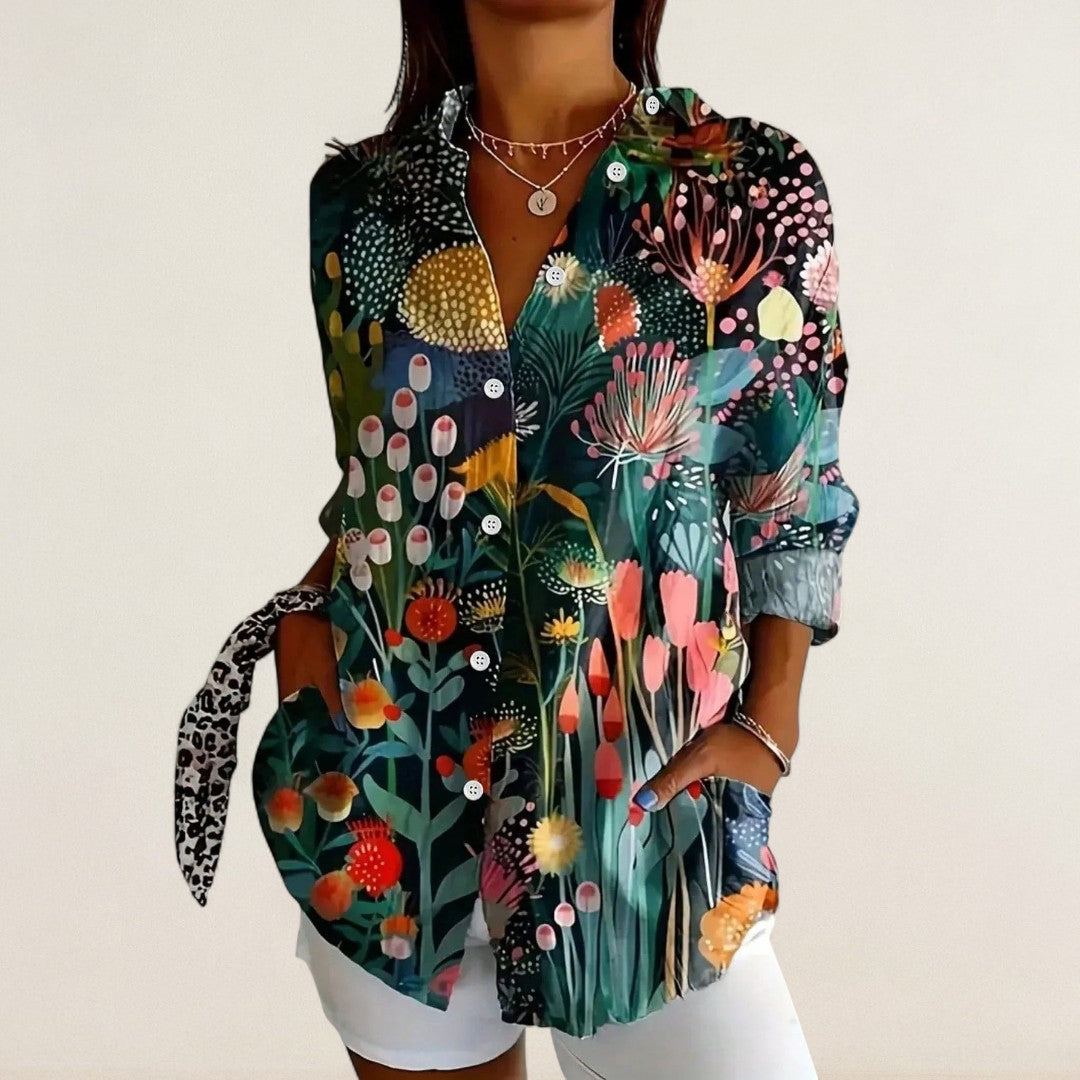 Lina – luftige Boho Bluse fürs Daily Chic
