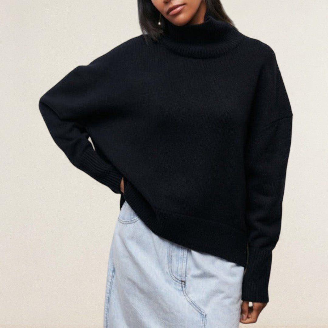 Danja – Oversize Rollkragenpullover mit Stilgefühl
