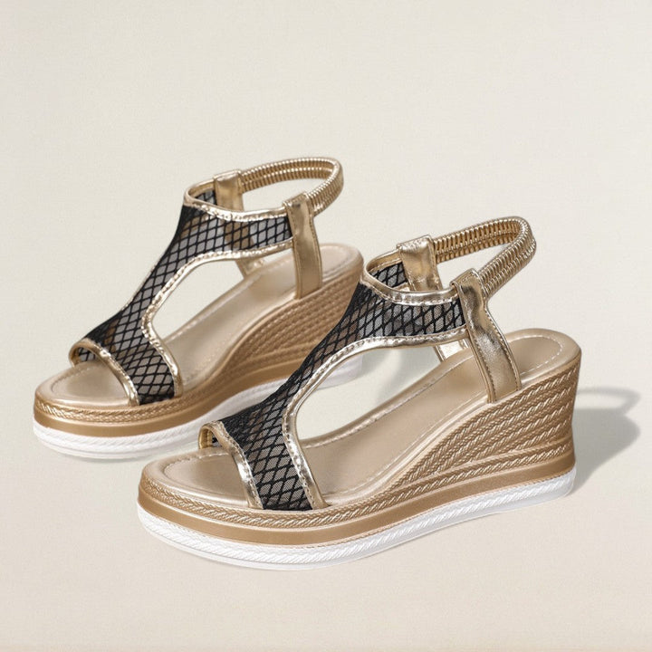 Silvana – orthopädischi Keil-Sandale mit Stil