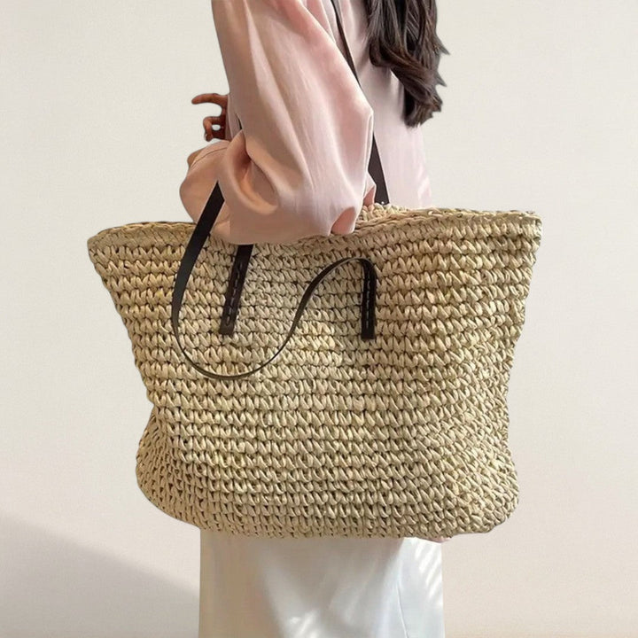 Flurina – Lässigi Strohtasche für Summer und Alltag