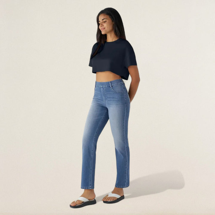 Rahel – Elastische High-Waist Jeans mit Komfort