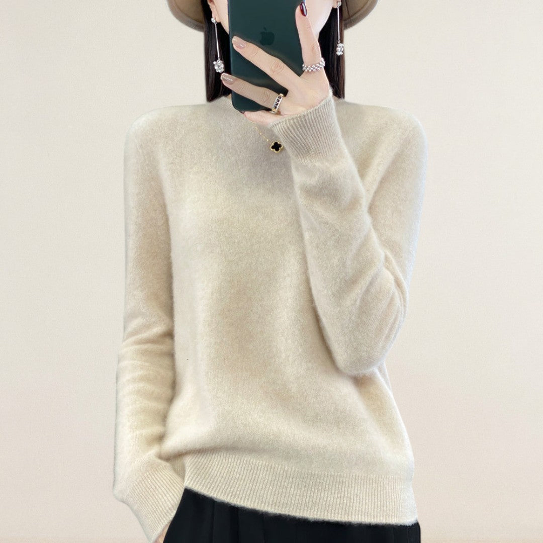 Marlis – Strickpullover mit modernem Rollkragen