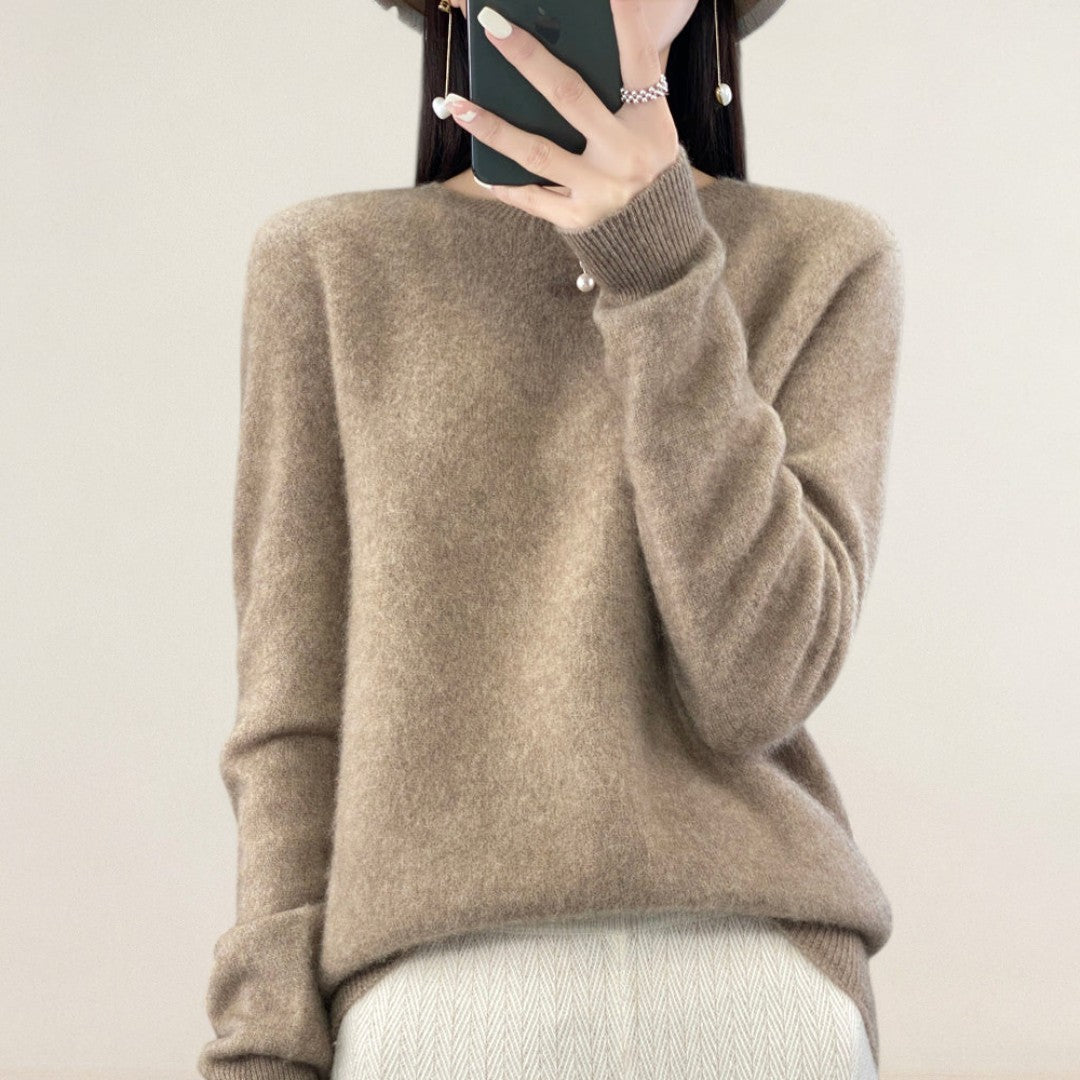 Marlis – Strickpullover mit modernem Rollkragen