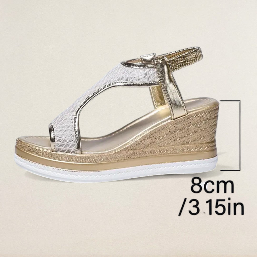 Silvana – orthopädischi Keil-Sandale mit Stil