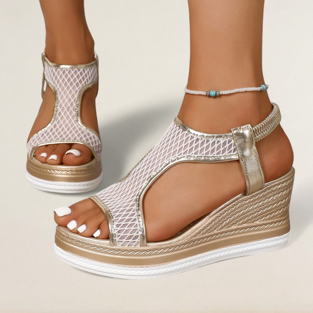 Silvana – orthopädischi Keil-Sandale mit Stil