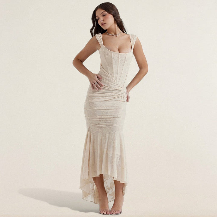 Melina – Figurbetonts Kleid für eleganti Momänt