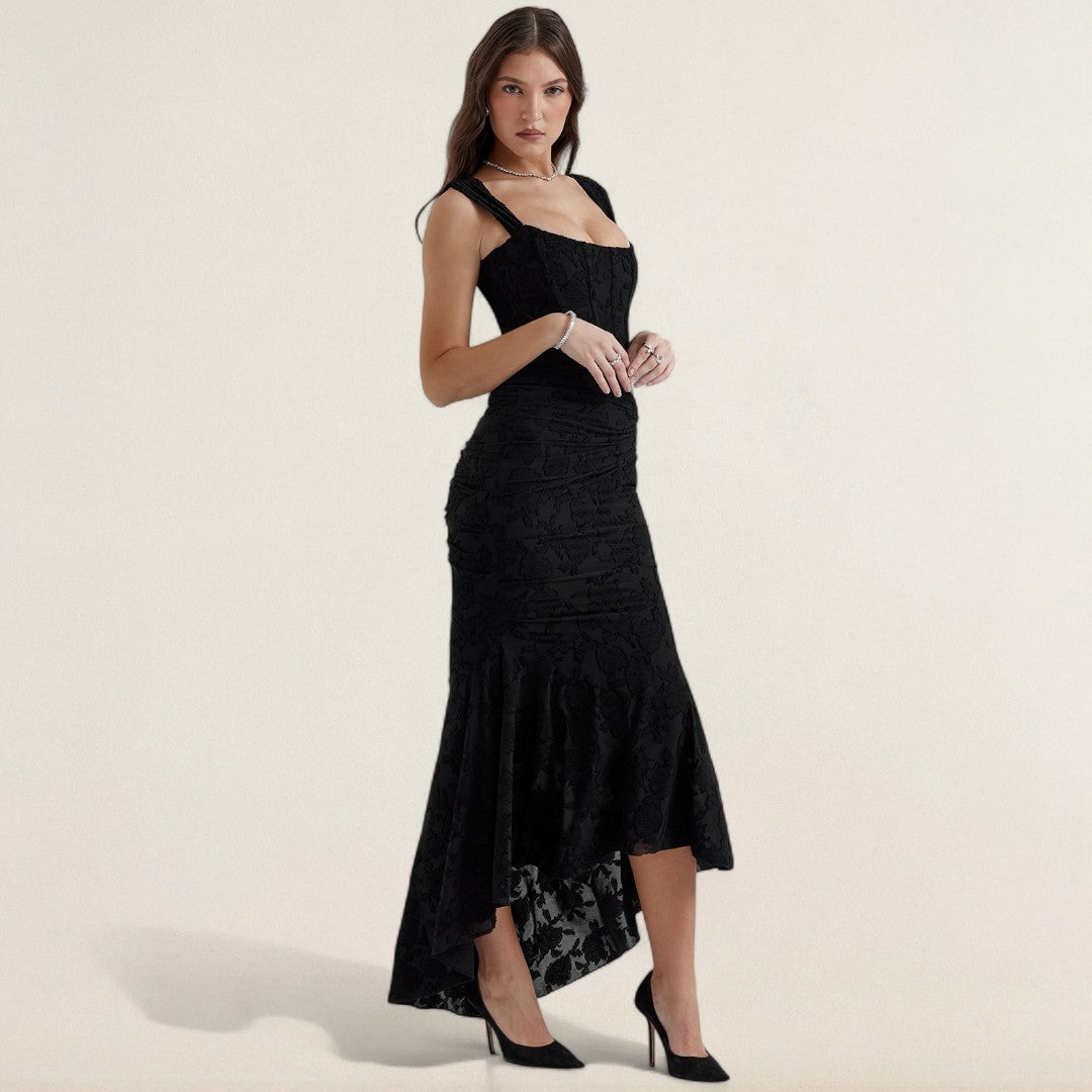 Melina – Figurbetonts Kleid für eleganti Momänt