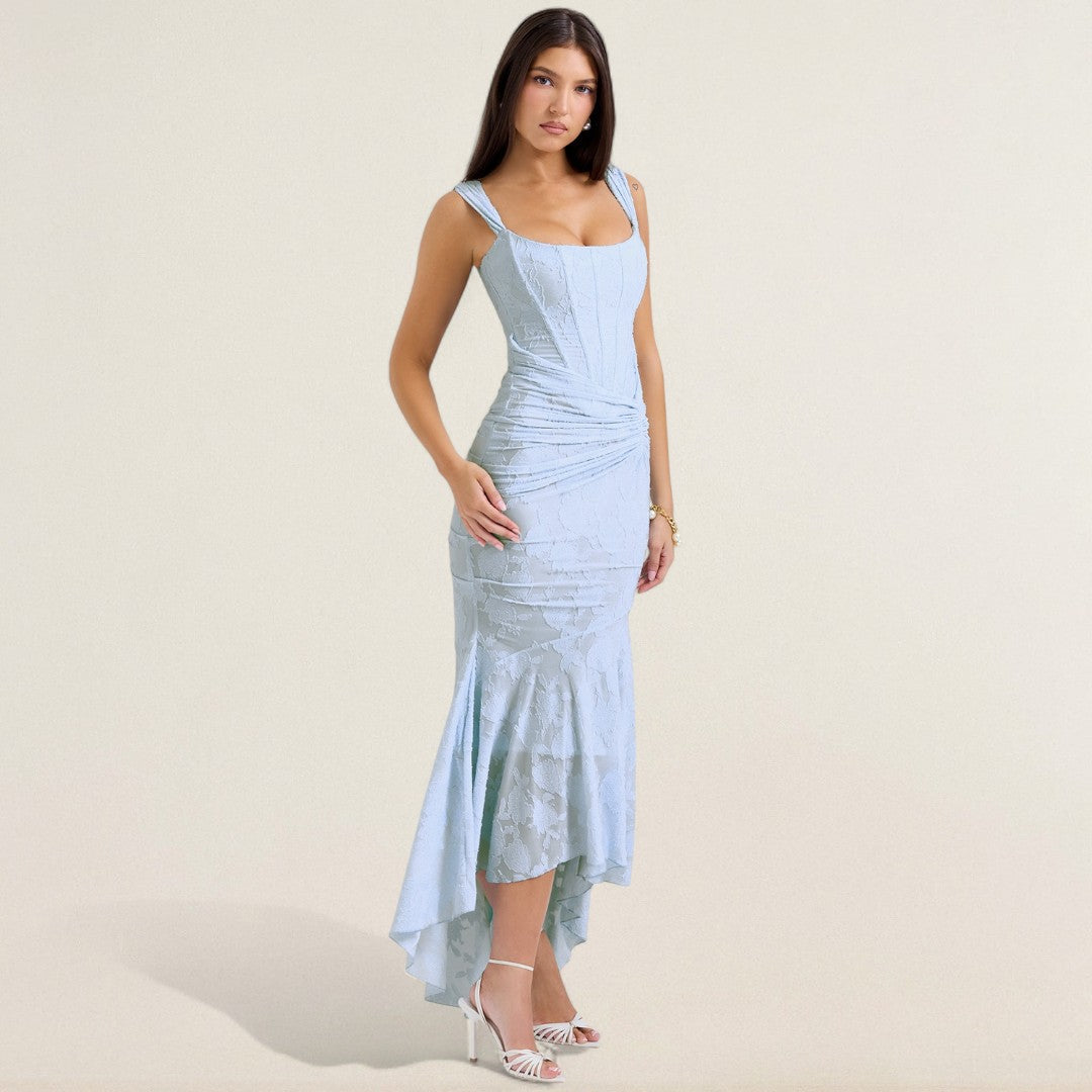 Melina – Figurbetonts Kleid für eleganti Momänt