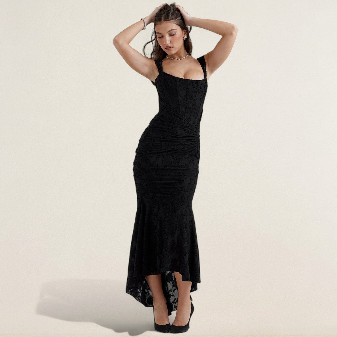 Melina – Figurbetonts Kleid für eleganti Momänt