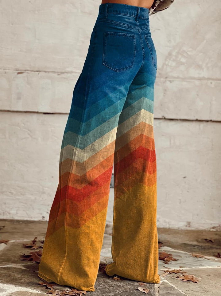 Ylaria™ | Retro Zigzag Broeken