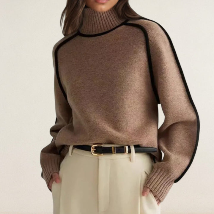 Seraina – Feiner Strickpullover für Alltag und Büro