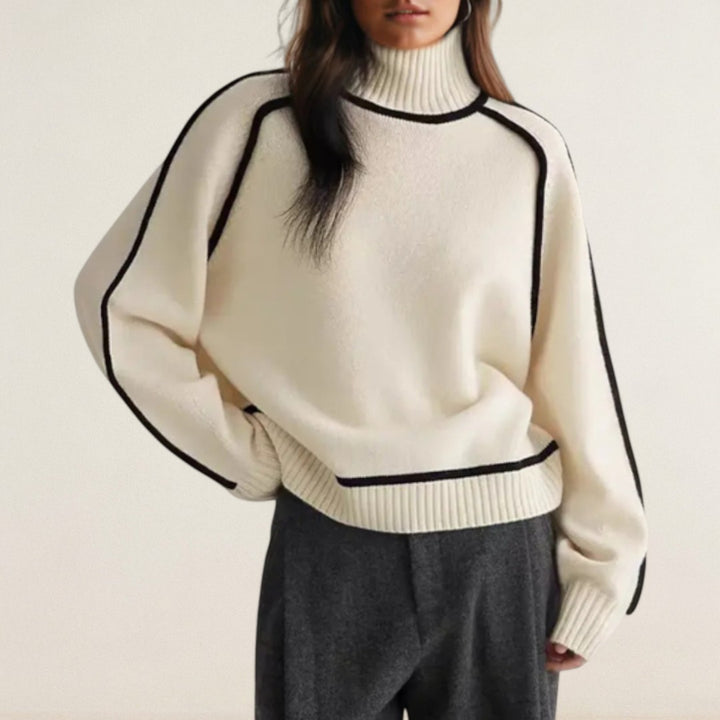 Seraina – Feiner Strickpullover für Alltag und Büro