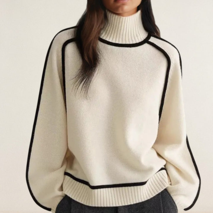 Seraina – Feiner Strickpullover für Alltag und Büro