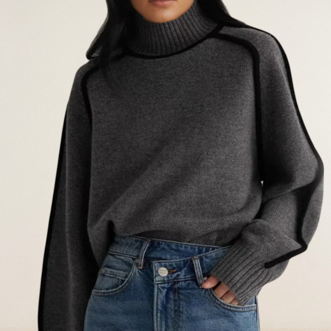 Seraina – Feiner Strickpullover für Alltag und Büro