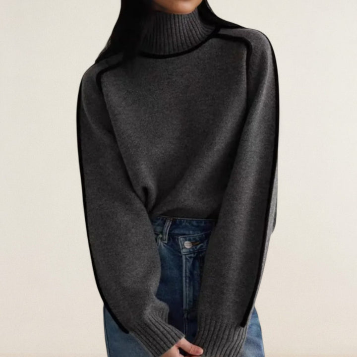 Seraina – Feiner Strickpullover für Alltag und Büro