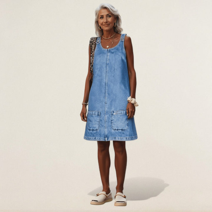 Laura – lässigs Sommerkleid mit Tasche