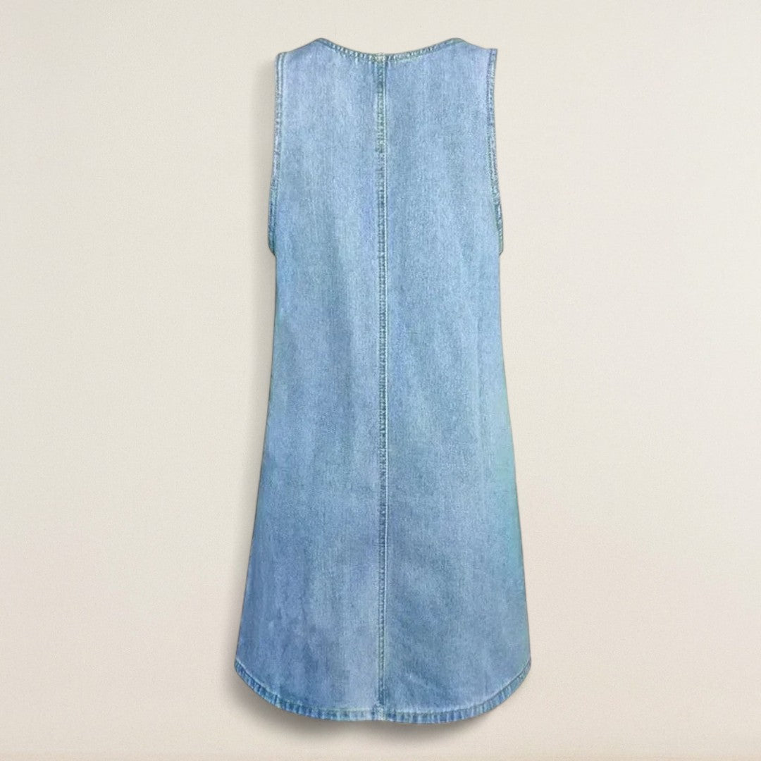 Laura – lässigs Sommerkleid mit Tasche