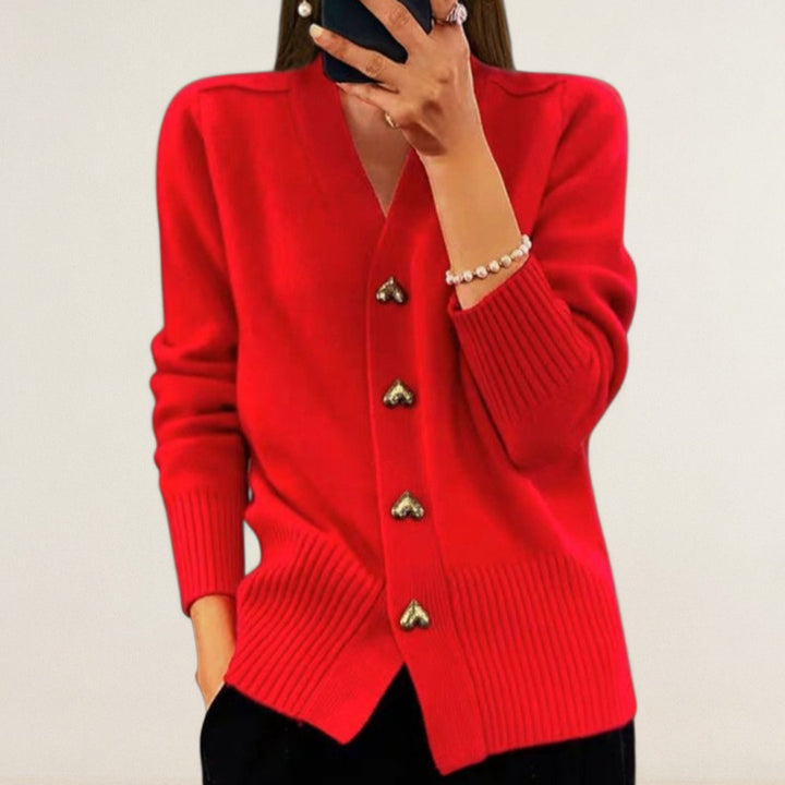 Selina – feiner Cardigan mit charmanter Note